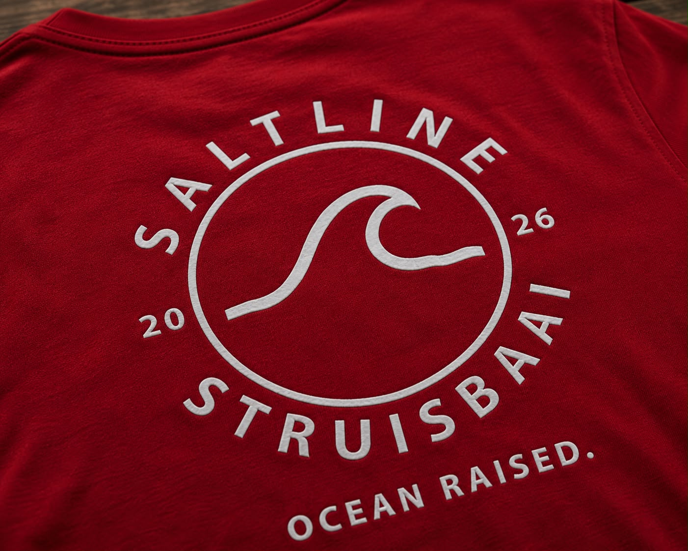 Salt Line Classic V-Neck Tee - Crimson Red